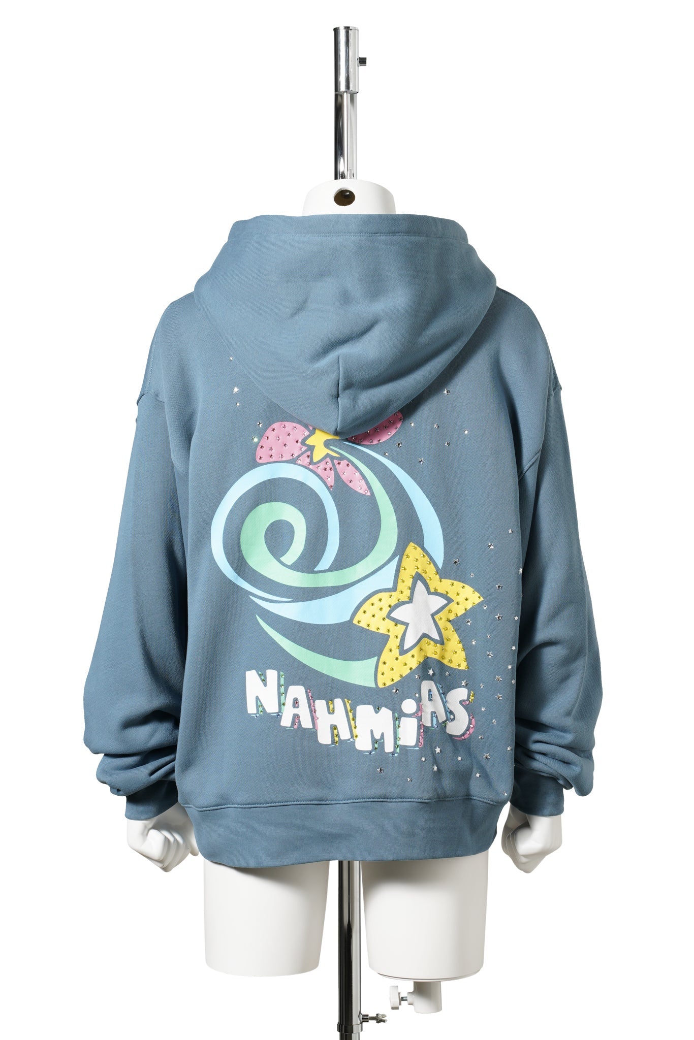 FLOWER TRIP HOODIE / 429:STEEL BLUE