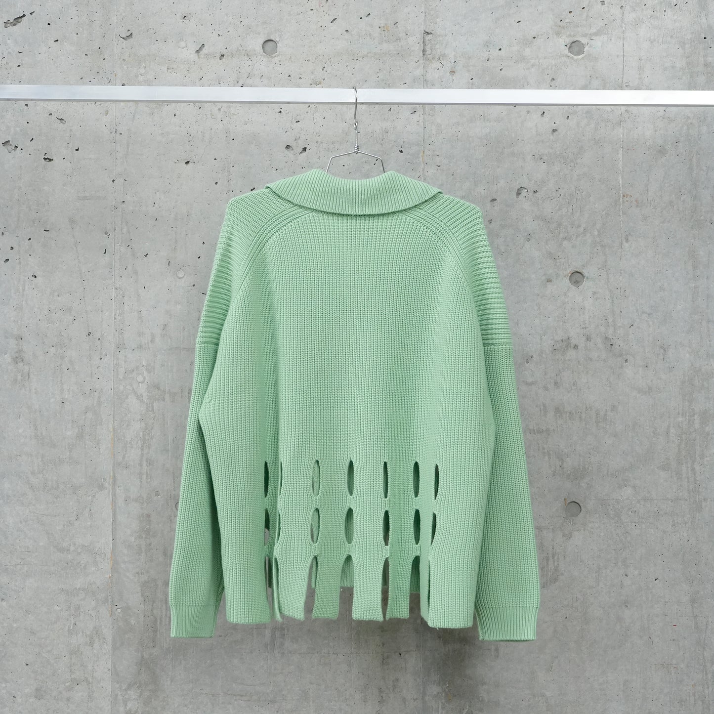 THIAGO PALE GREEN CASHMERE BLEND / PALE GREEN