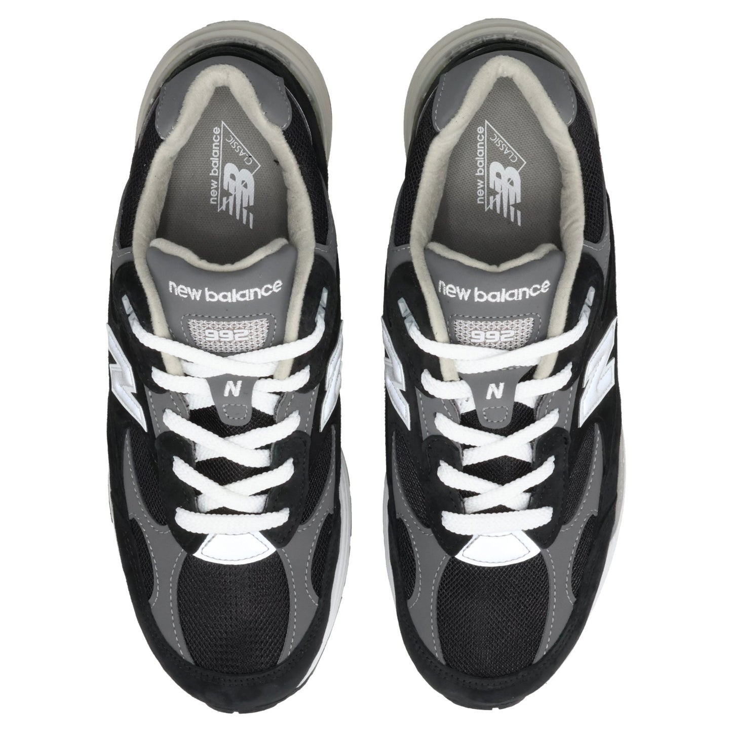 Made in USA 992 / BLACK WITH GREY 006 AND WHITE