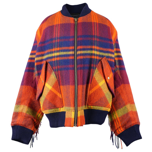 BLANKET BOMBER JACKET / ND MADRAS