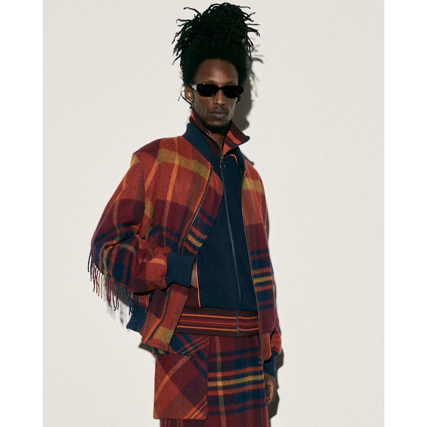 BLANKET BOMBER JACKET / ND MADRAS