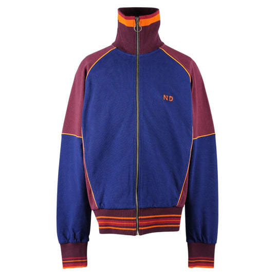 TRACK TOP / NAVY/BURGUNDY