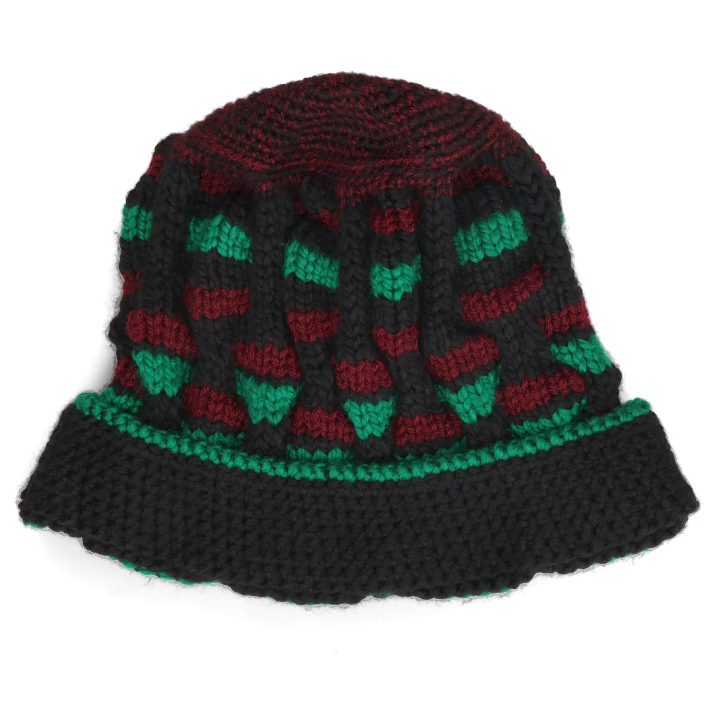 HAND KNITTED ROOTS HAT / BLACK