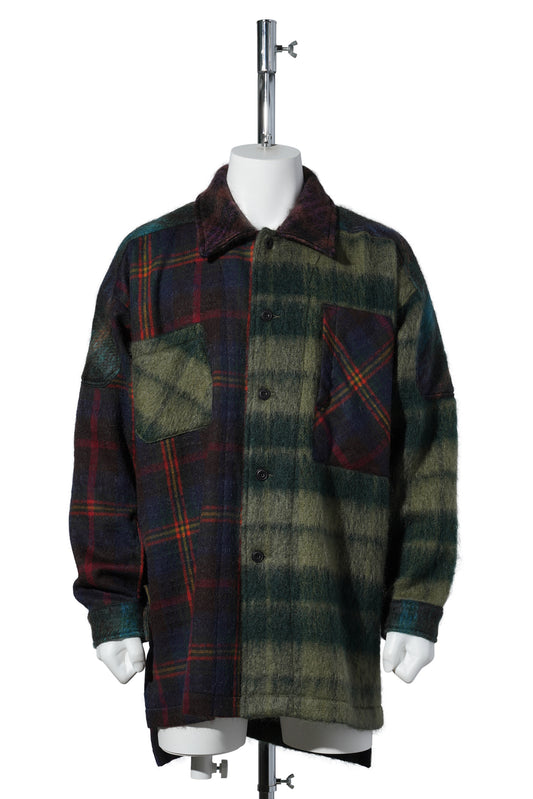 SMOCK JACKET / COMBO TARTAN