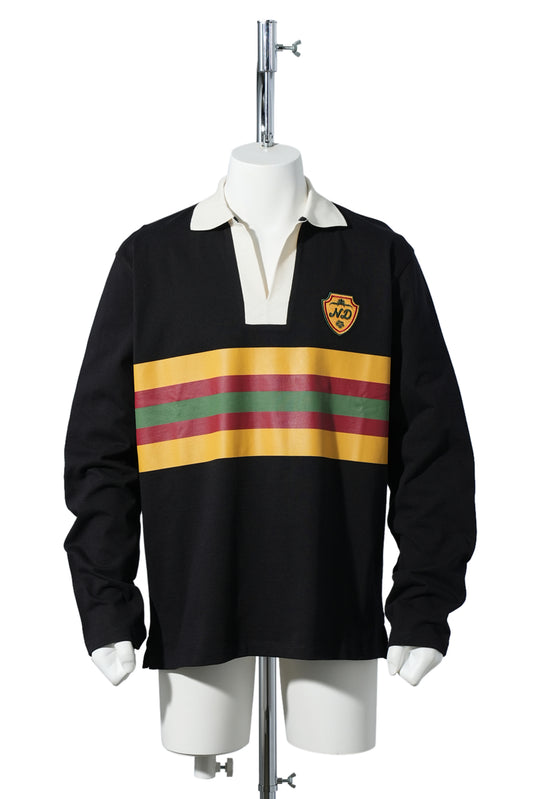 STRIPED RUGBY / BLACK