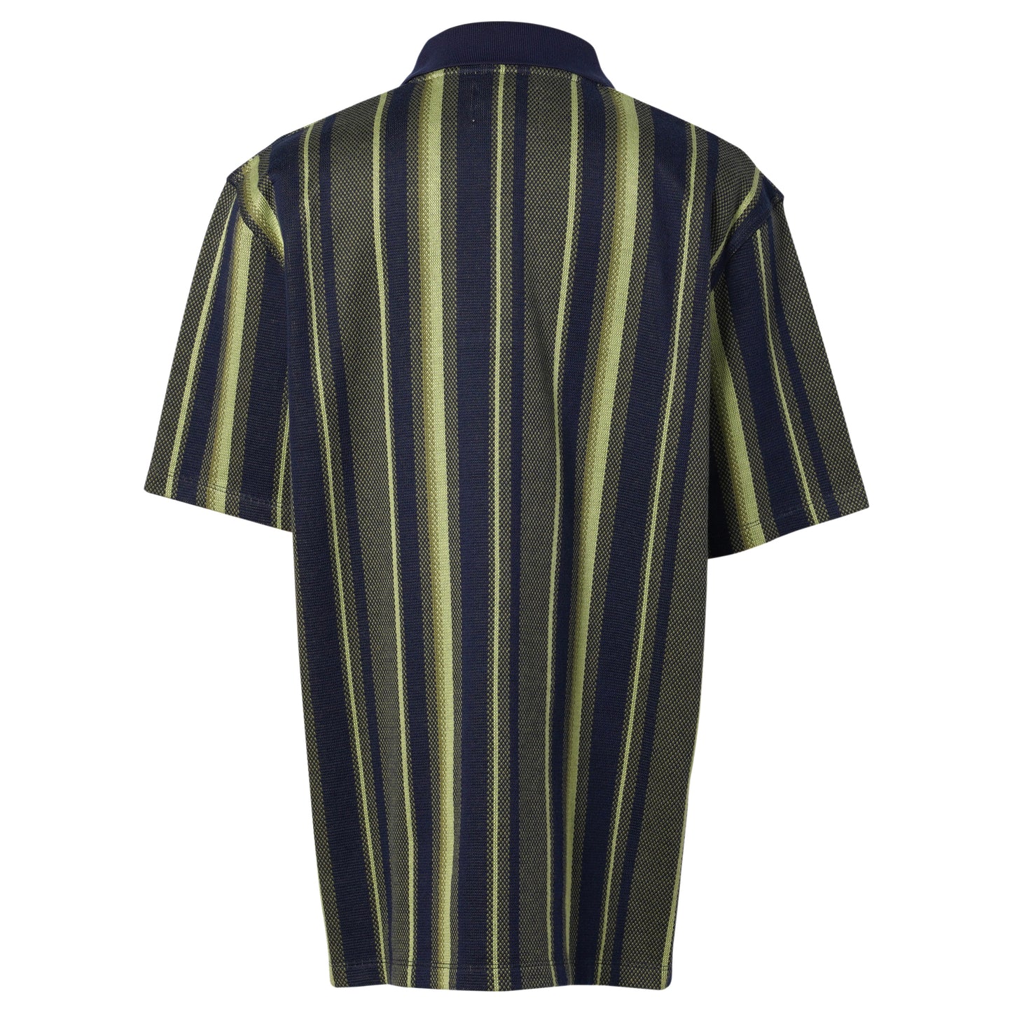 RUGBY STRIPED POLO / NAVY/MINT