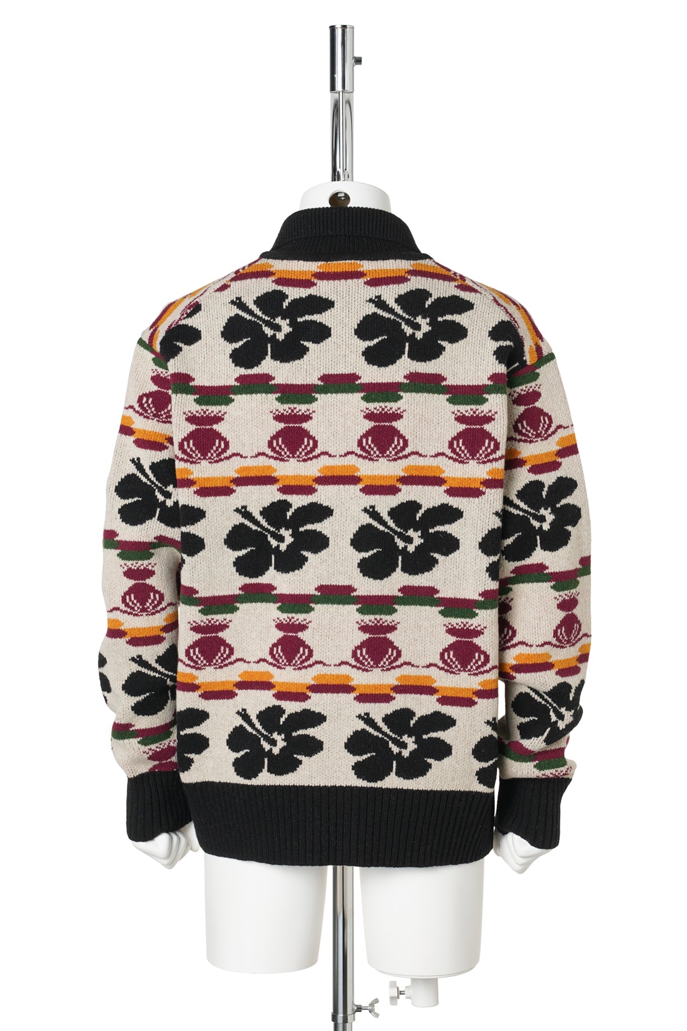 HIBISCUS CARDIGAN / RICE WHITE