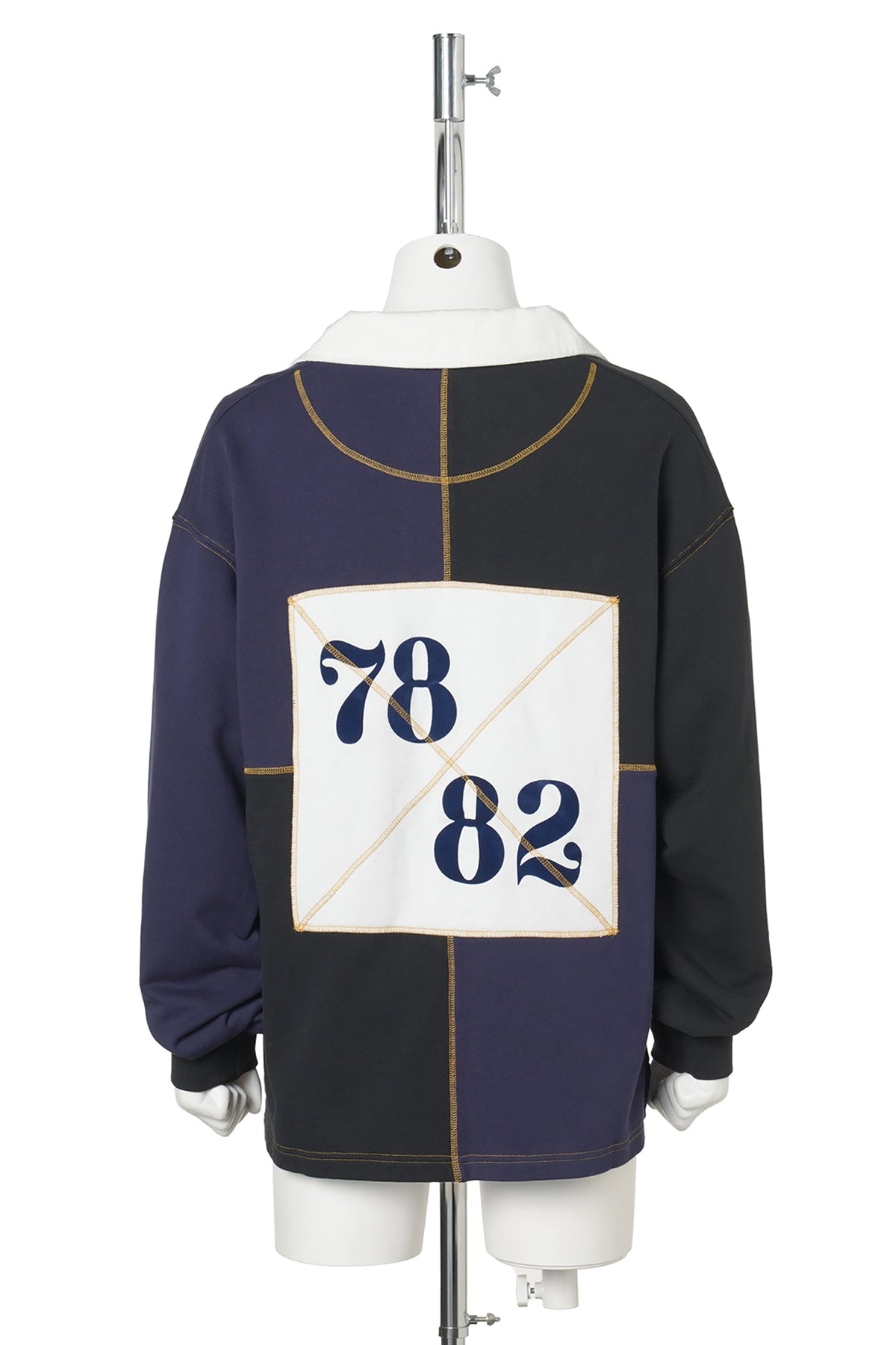 REGGAE KLUB RUGBY JERSEY / BLACK/MIDNIGHT