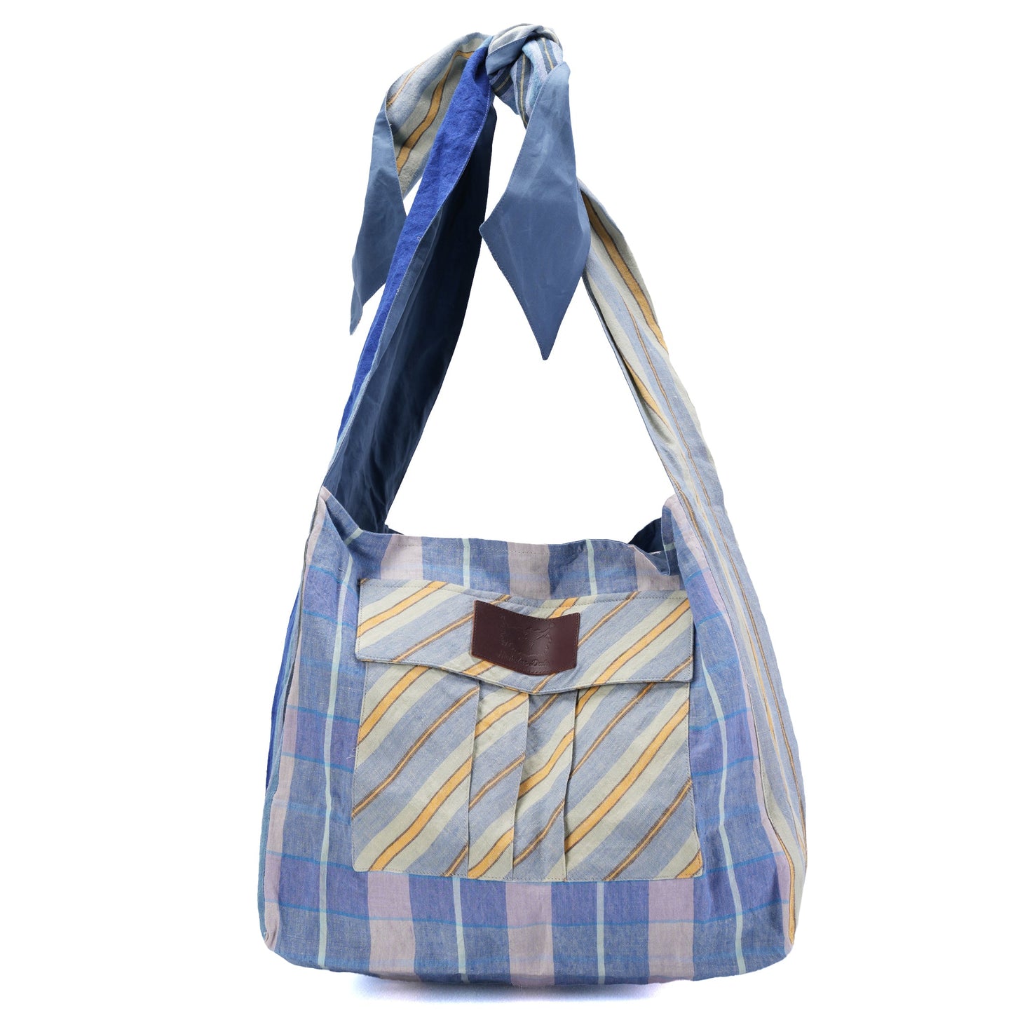 SLING TOTE BAG / BLUE MIX