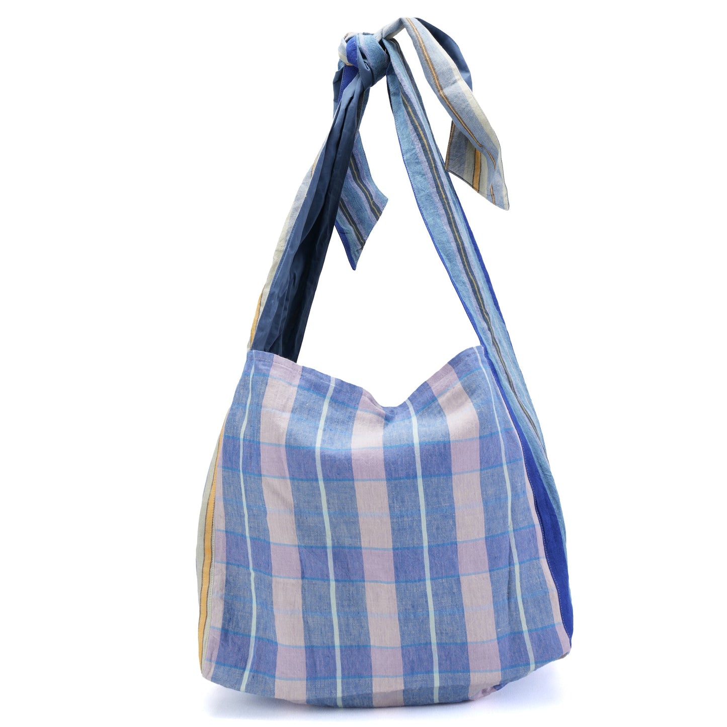 SLING TOTE BAG / BLUE MIX