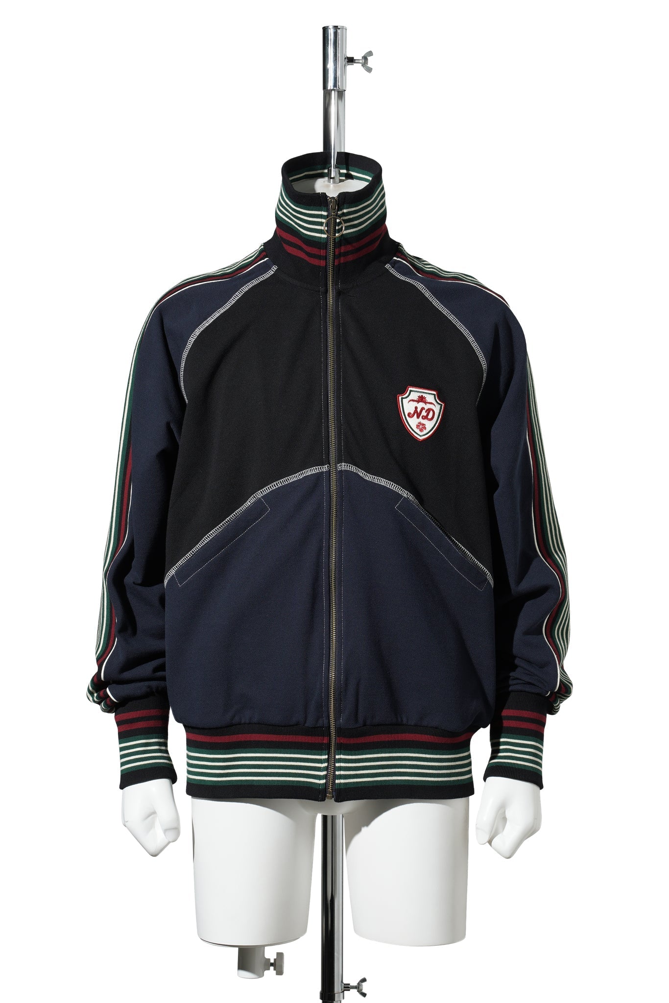 TRACK TOP / BLACK/NAVY
