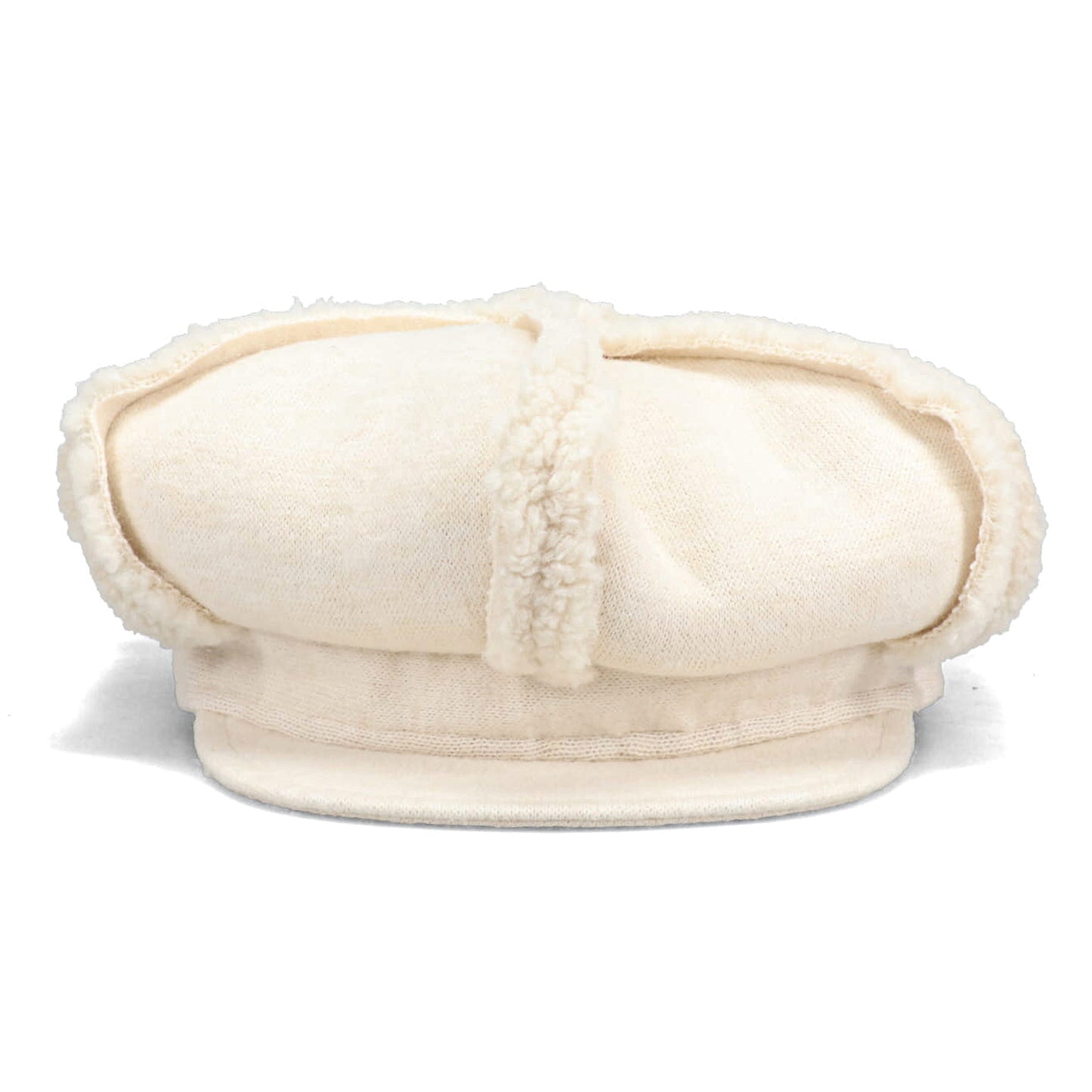 SHEARLING BERET / WHITE