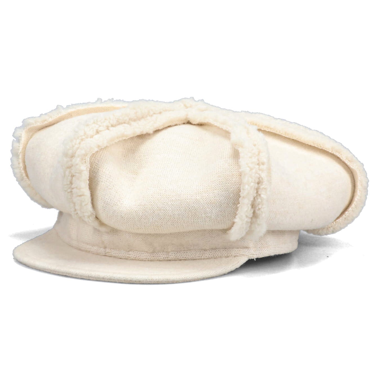 SHEARLING BERET / WHITE
