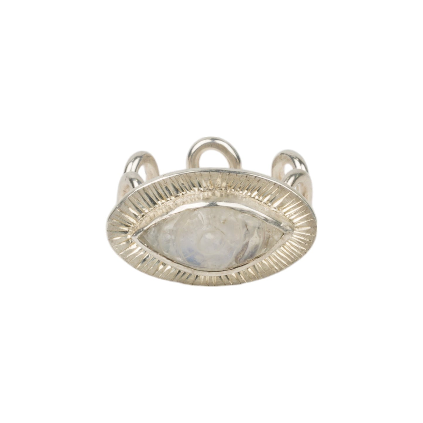 RAY OF LIGHT RING WITH MOONSTONE EYE