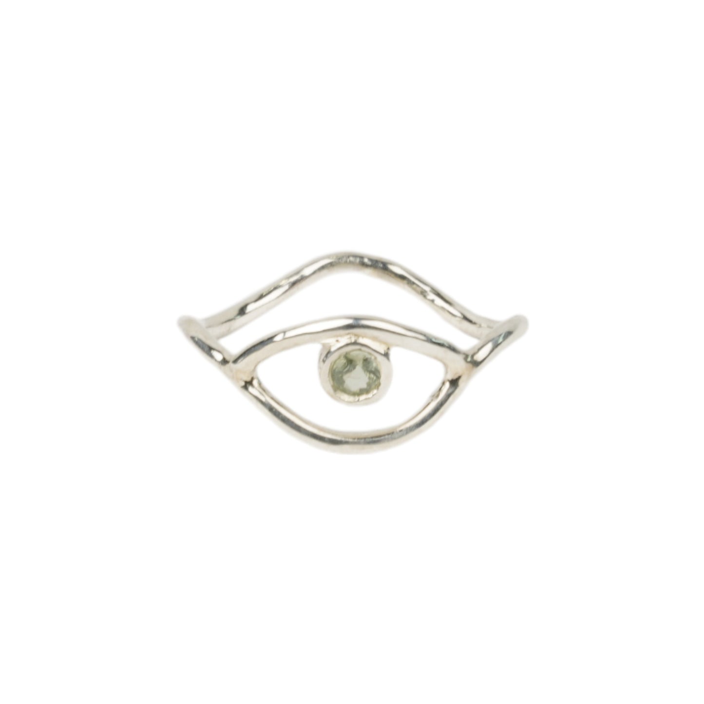 TRUTH OF EYE RING WITH GREEN SAPPHIRE