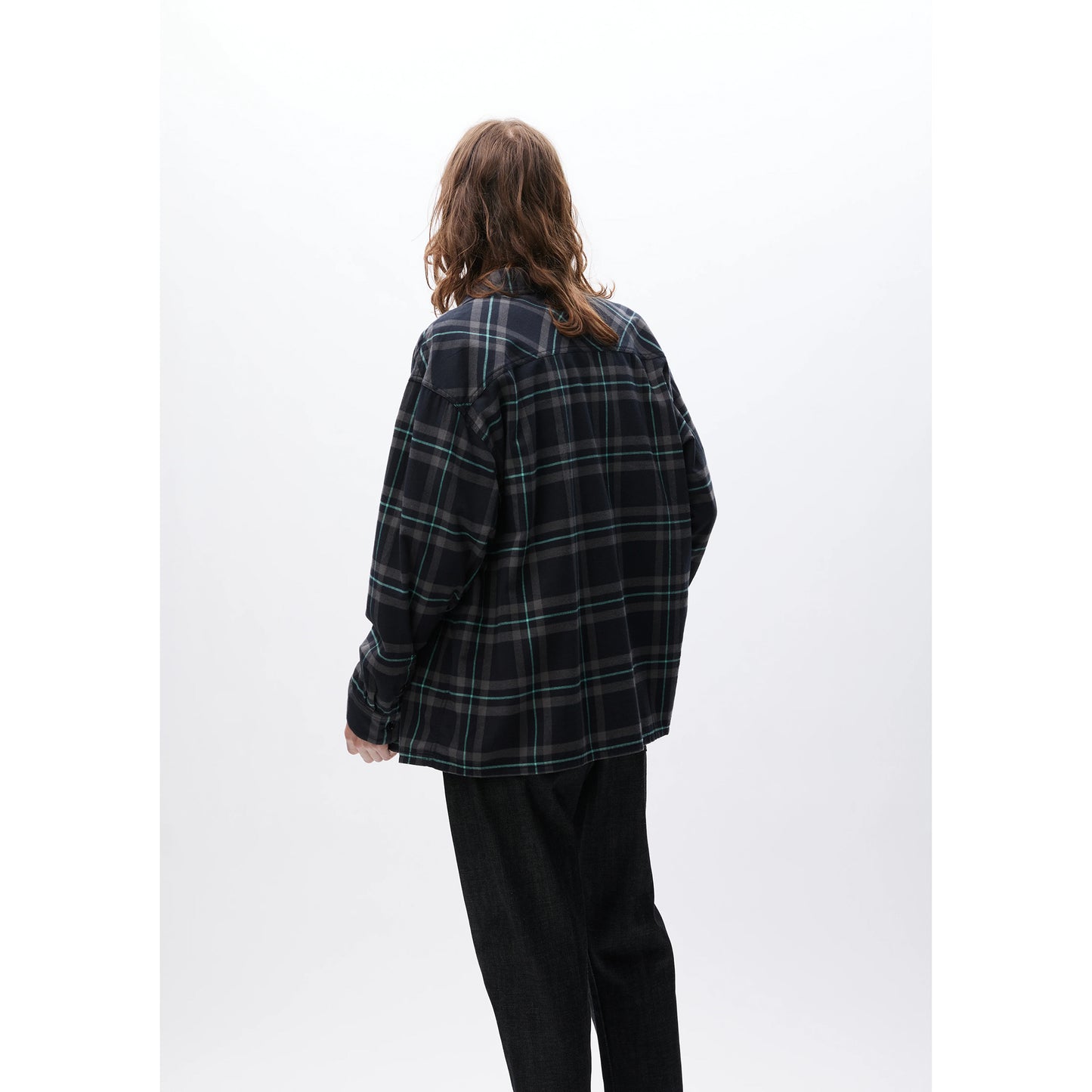 TARTAN CHECK SHIRT L / BLACK