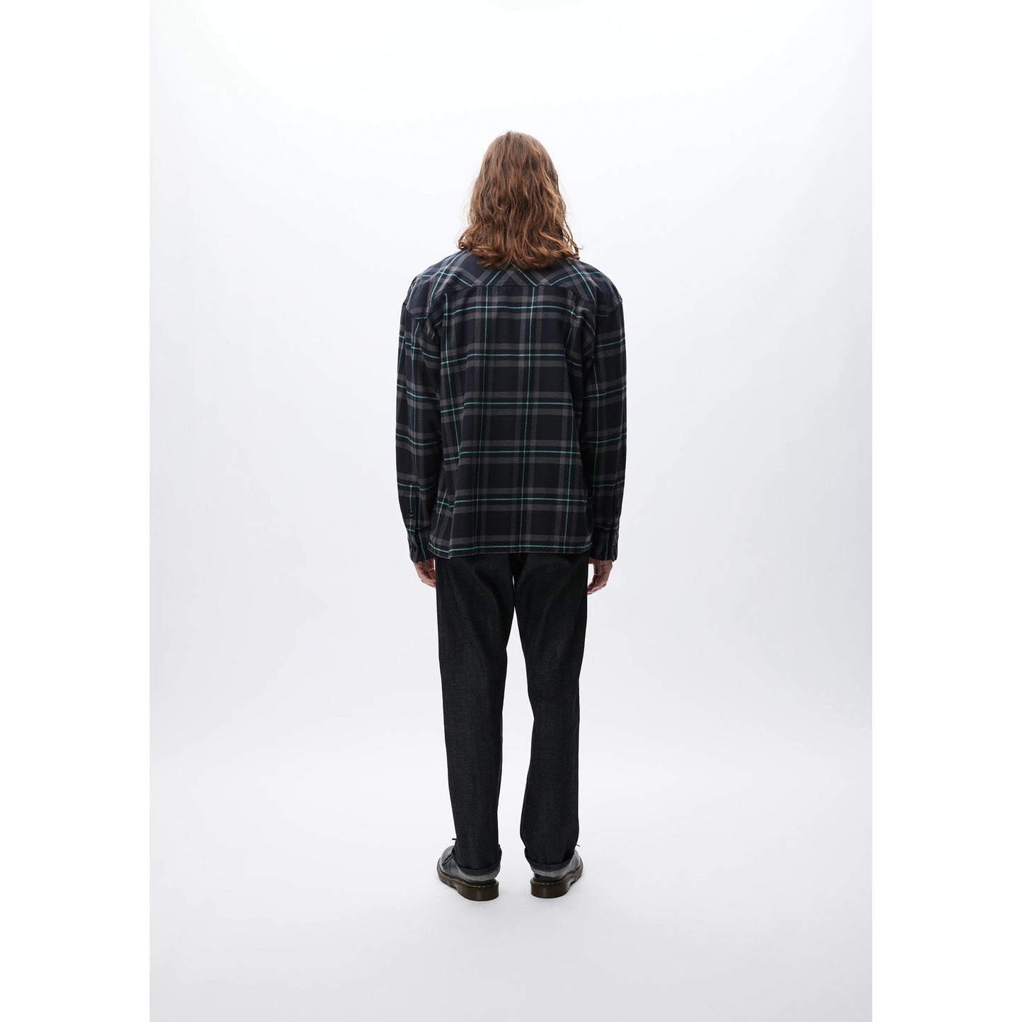 TARTAN CHECK SHIRT L / BLACK