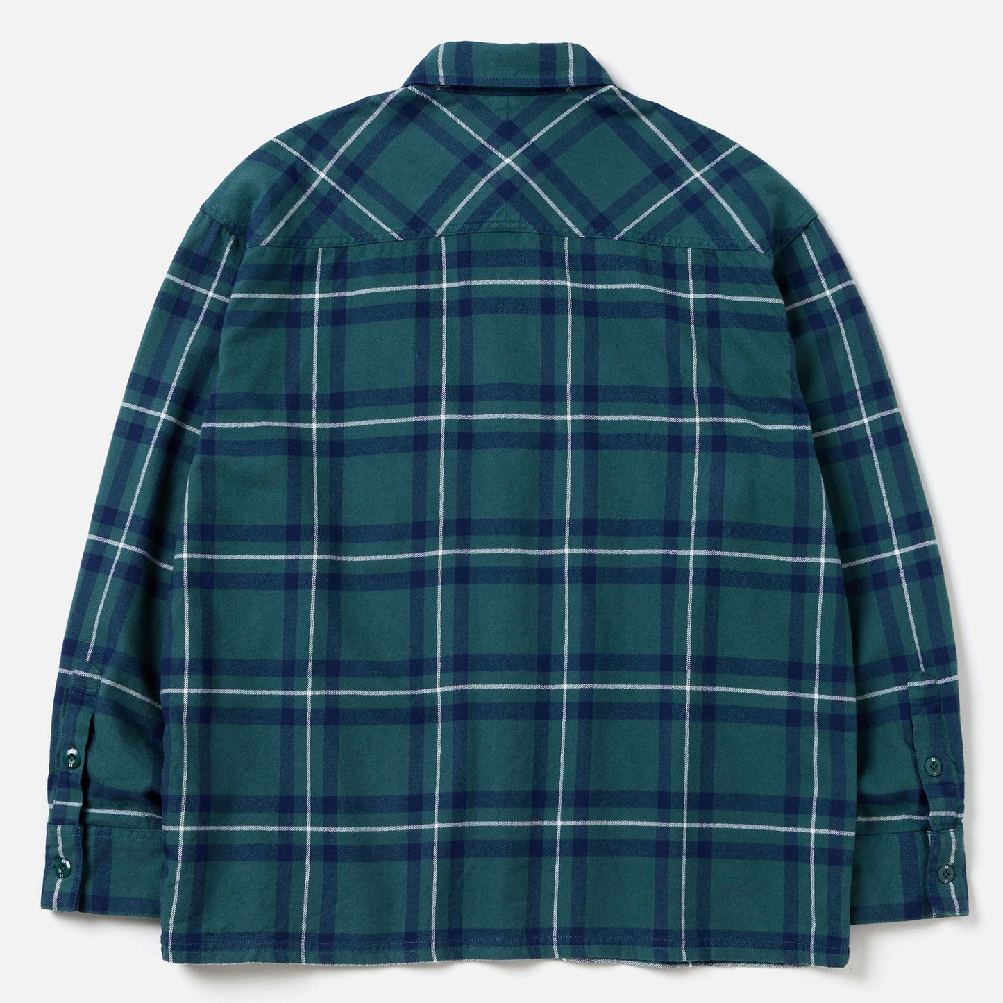 TARTAN CHECK SHIRT L / GREEN