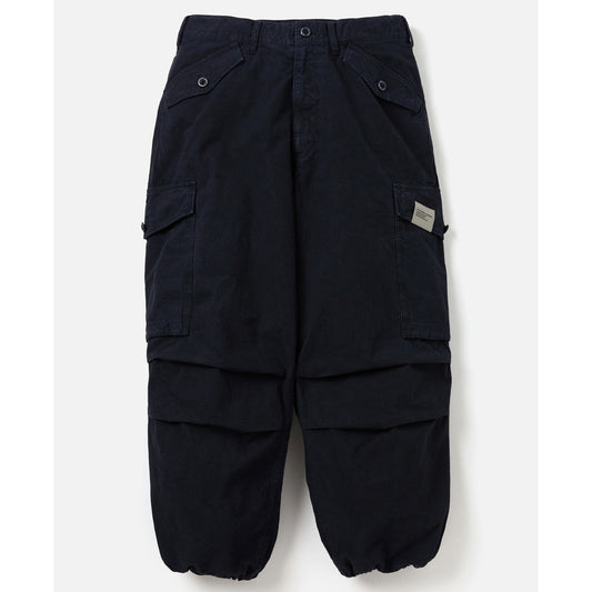 WIDE CARGO PANTS / BLACK