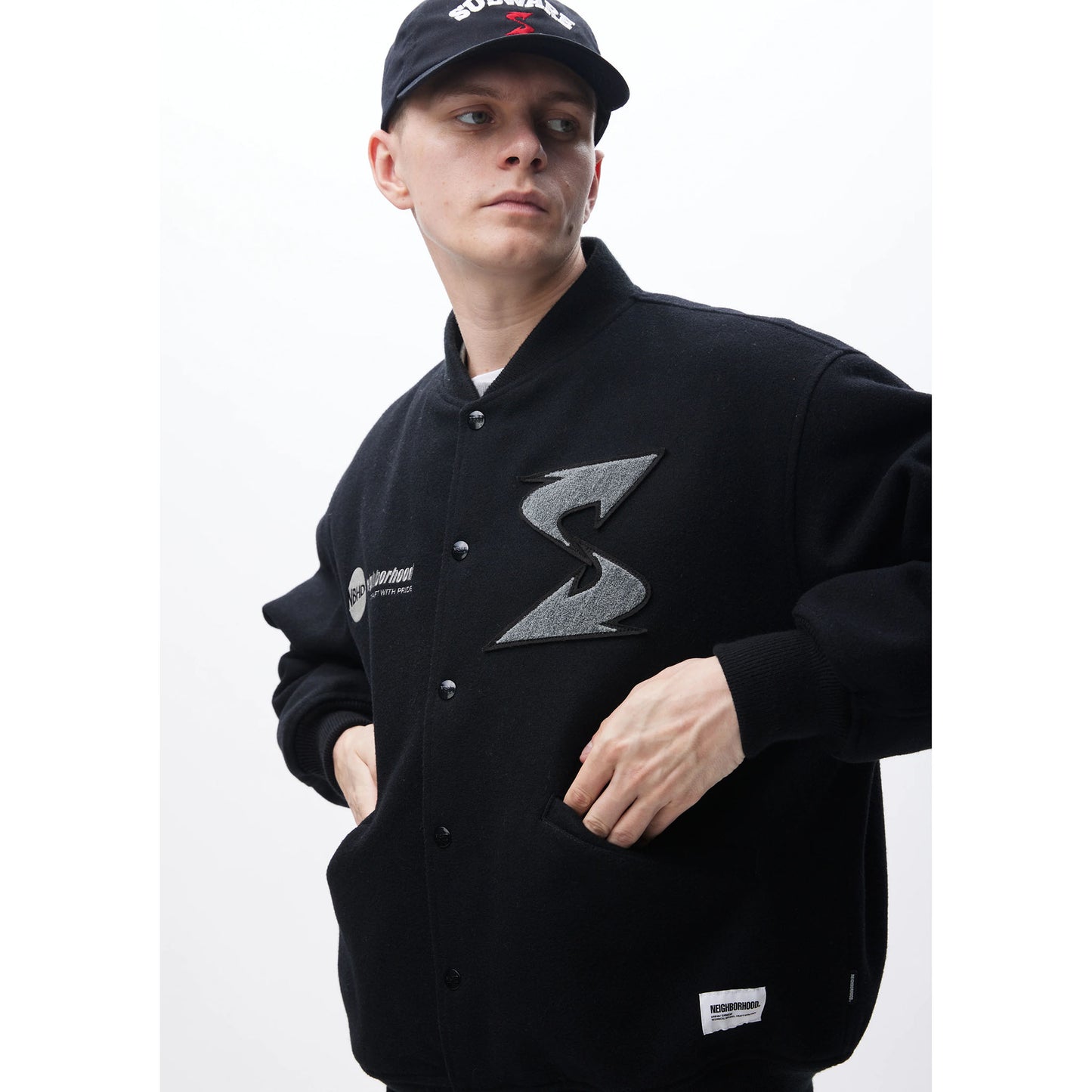 NH X SUBWARE . STADIUM JACKET / BLACK