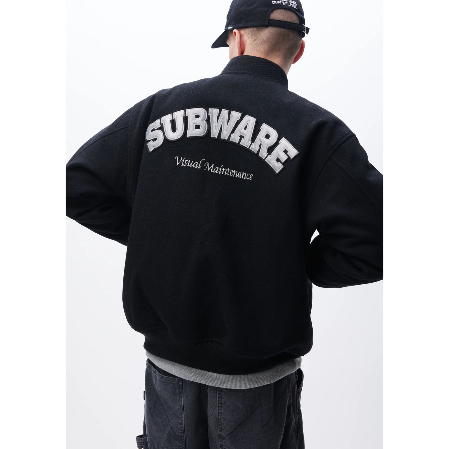 NH X SUBWARE . STADIUM JACKET / BLACK