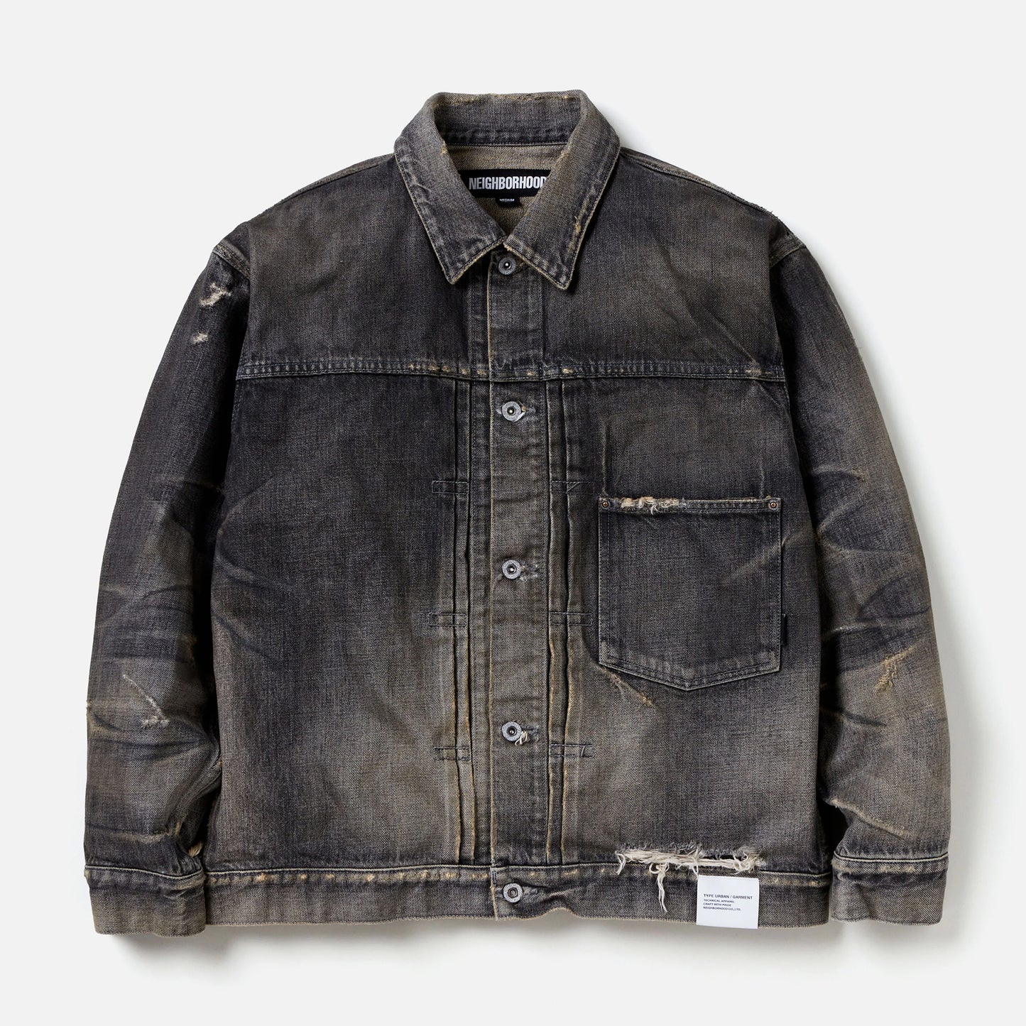 SAVAGE DENIM TYPE-1 JACKET / BLACK