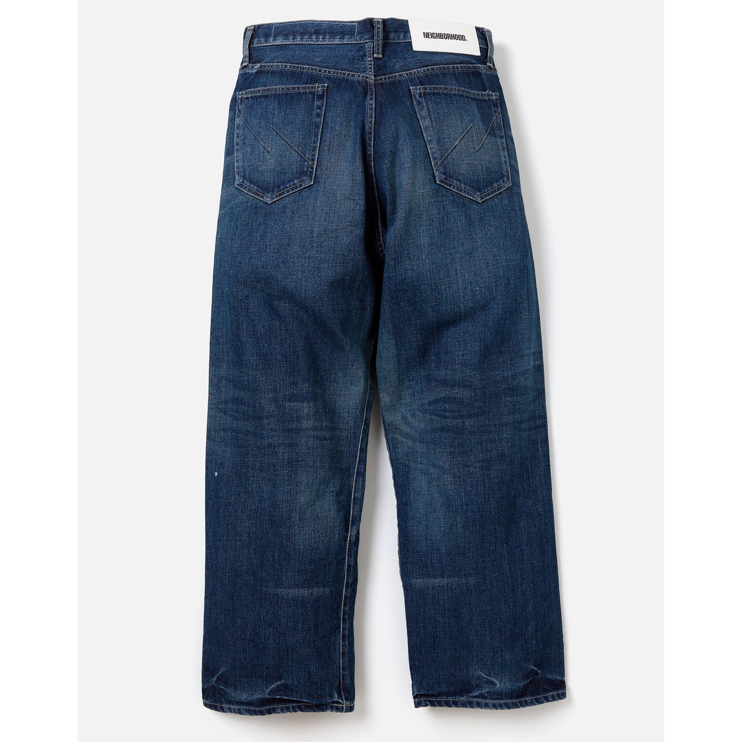 WASHED DENIM DP WIDE PANTS / INDIGO