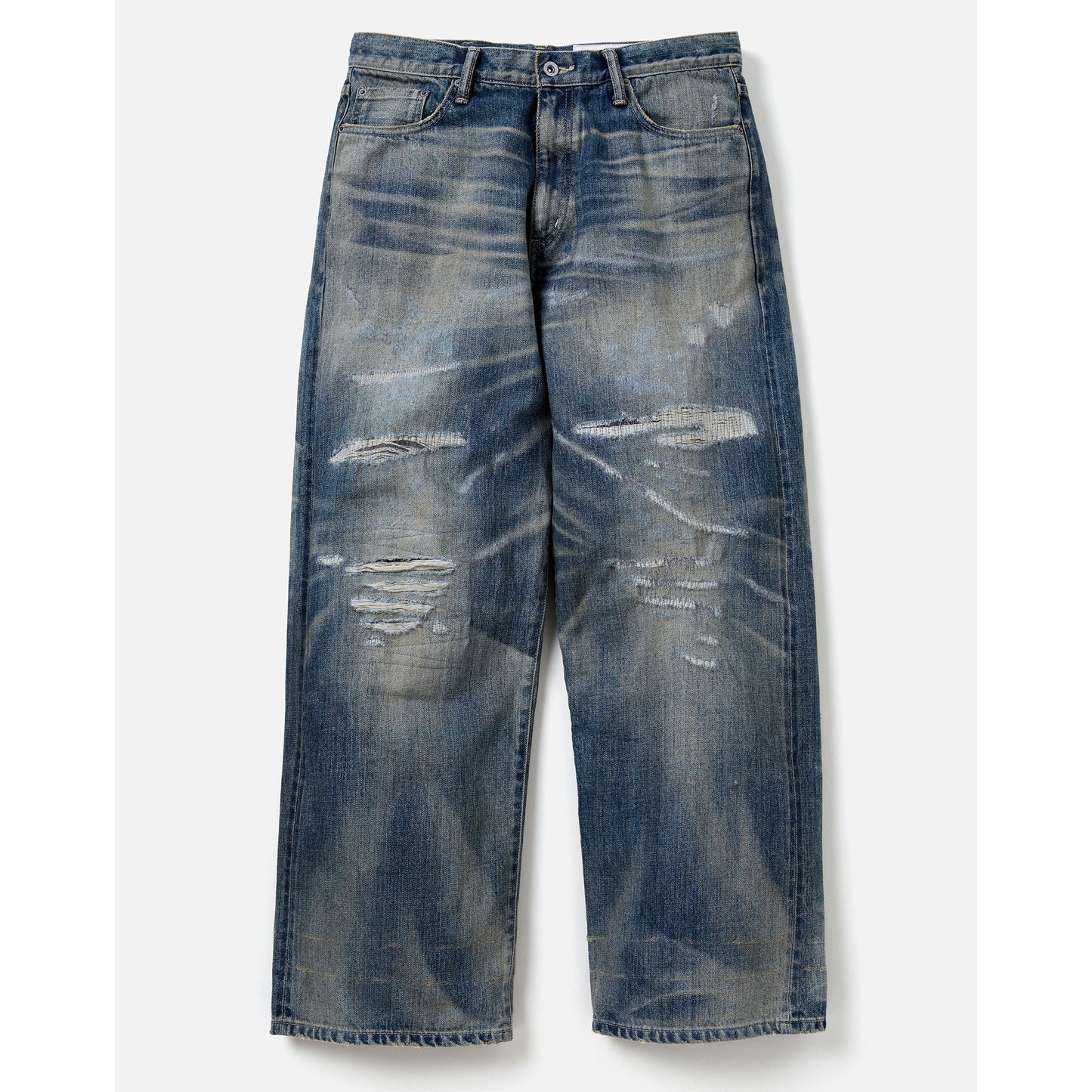 SAVAGE DENIM DP WIDE PANTS / INDIGO