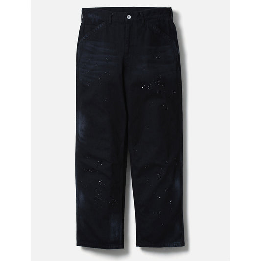 BW . WASHED UTILITY PANTS / BLACK