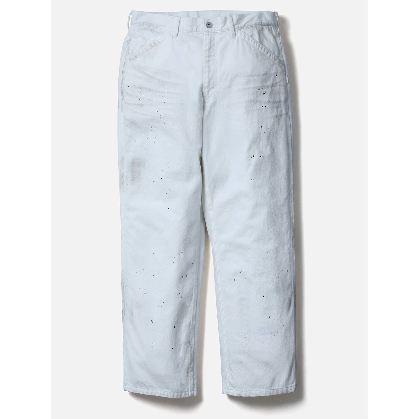 BW . WASHED UTILITY PANTS / WHITE