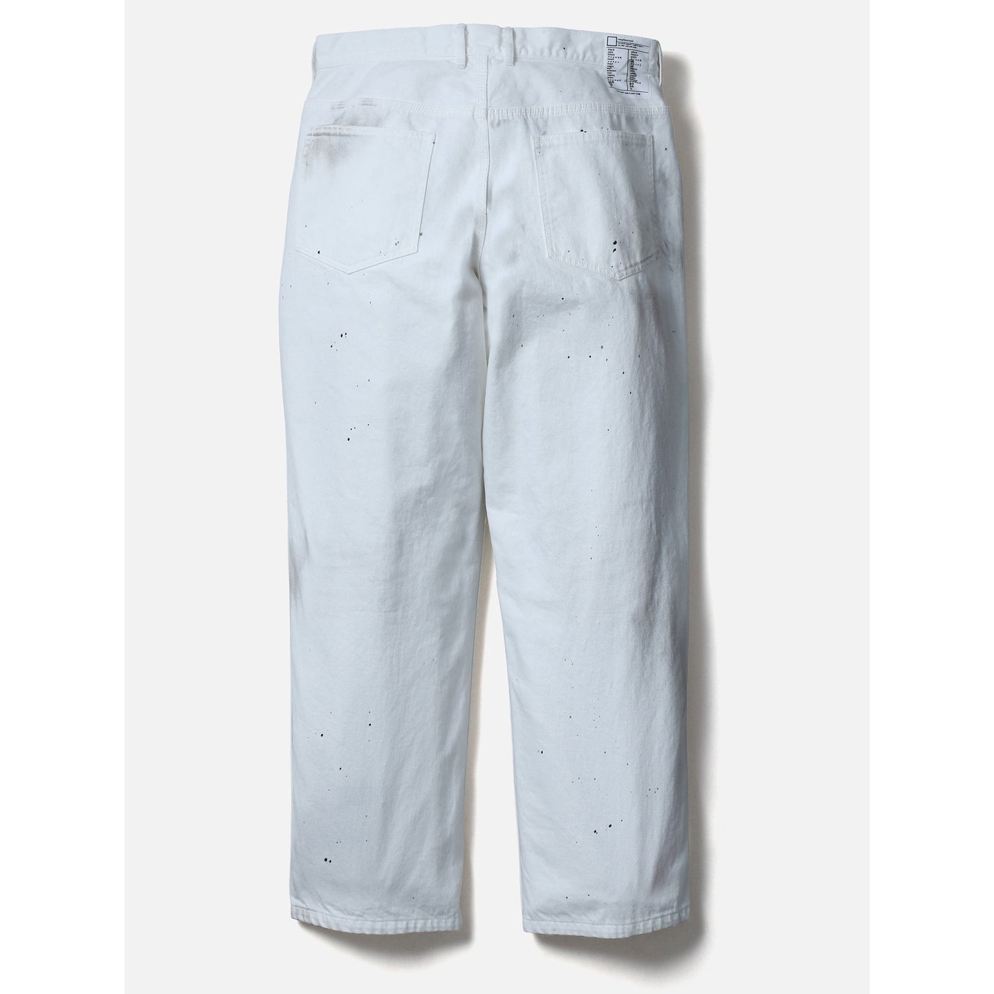 BW . WASHED UTILITY PANTS / WHITE