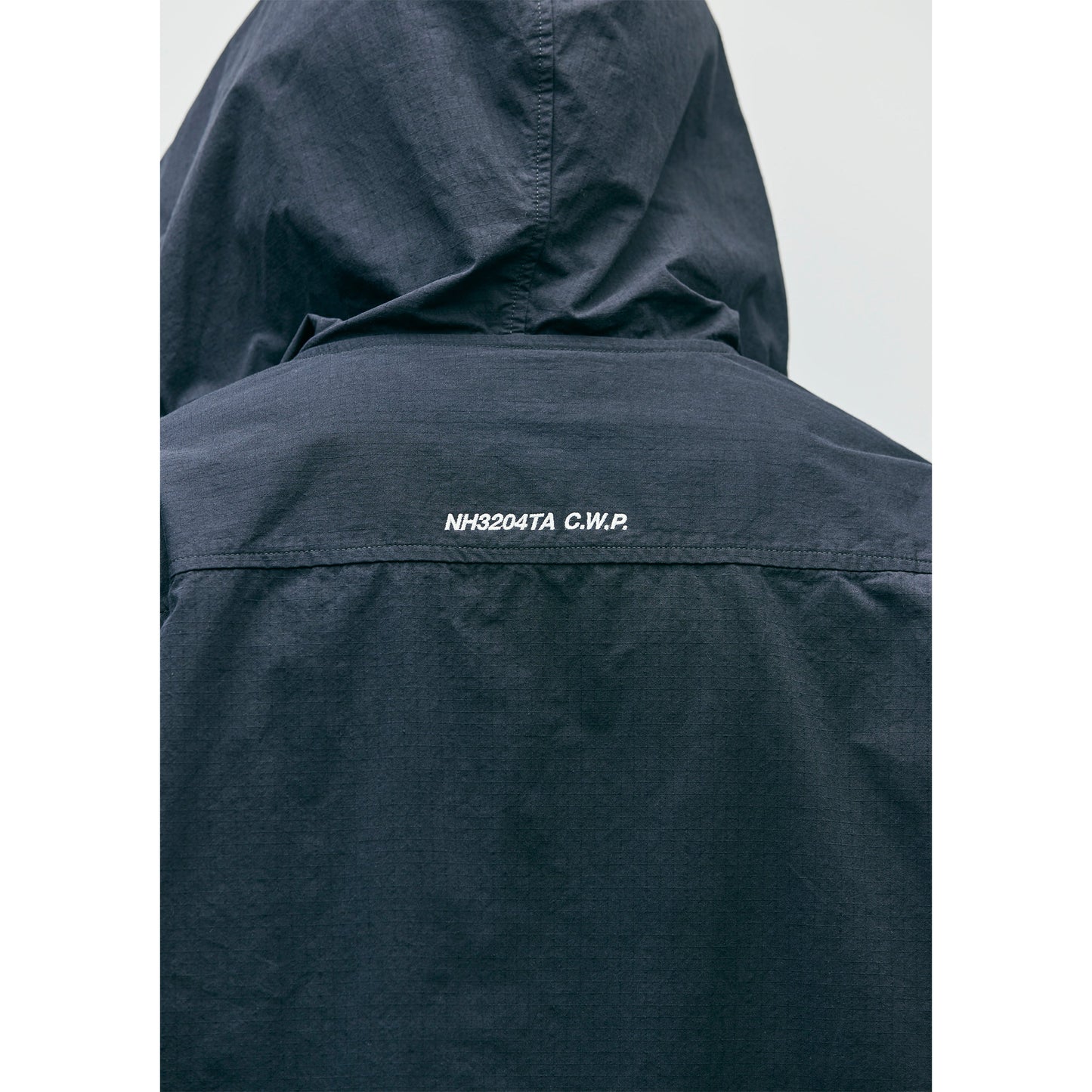 HOODED SHIRT LS / BLACK