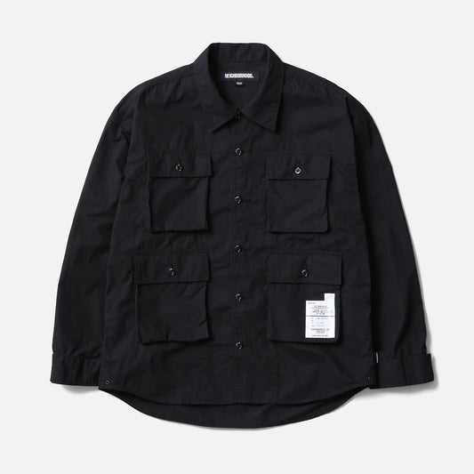 UTILITY SHIRT LS / BLACK