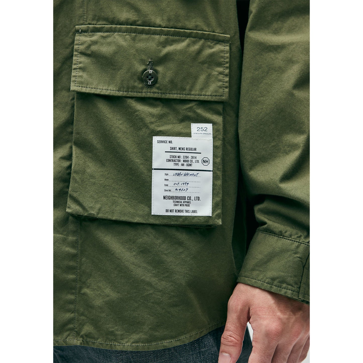 UTILITY SHIRT LS / OLIVE DRAB