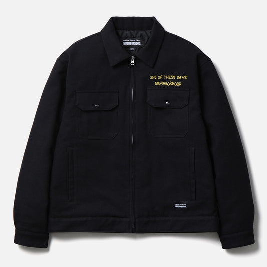 NH X OOTD . ZIP WORK JACKET / BLACK