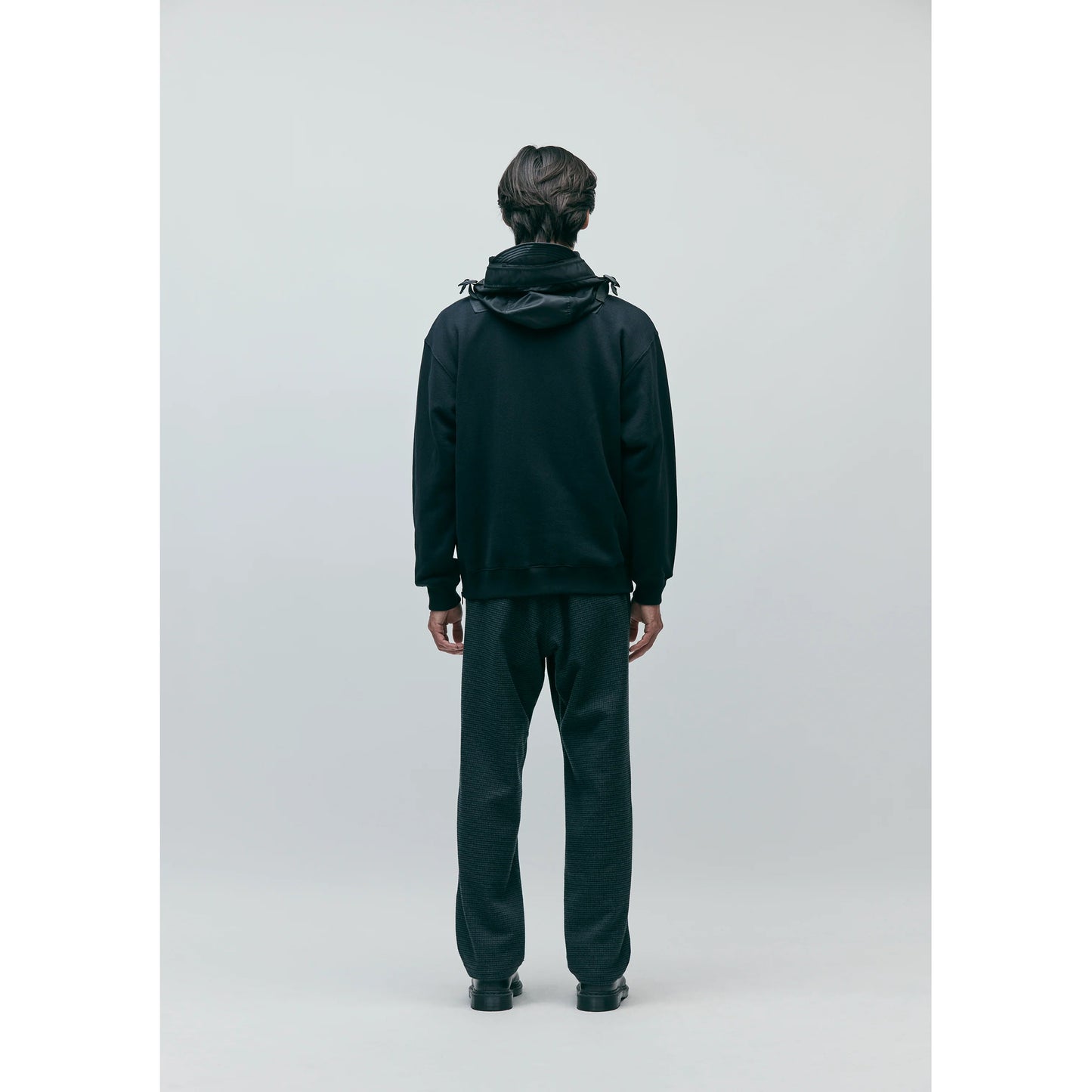 COMBINATION SWEAT HOODIE LS / BLACK