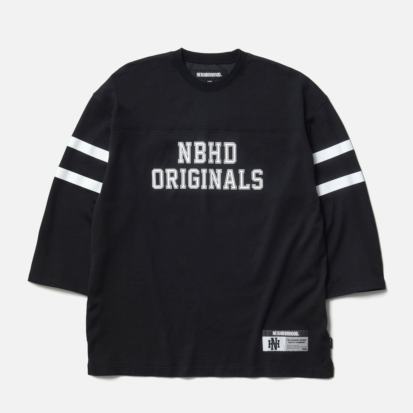 FOOTBALL SHIRT LS / BLACK