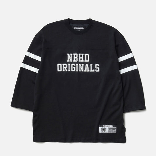 FOOTBALL SHIRT LS / BLACK