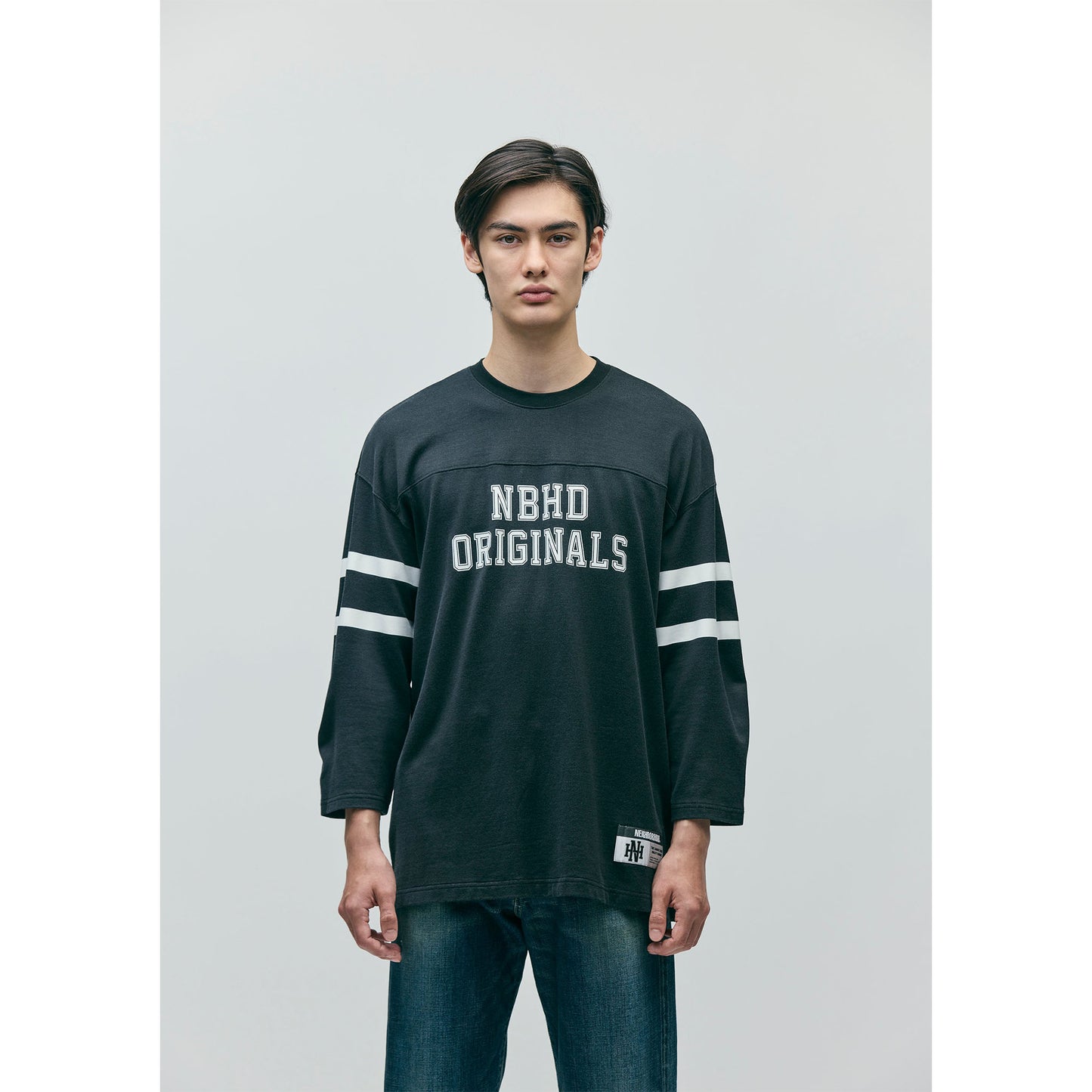 FOOTBALL SHIRT LS / BLACK