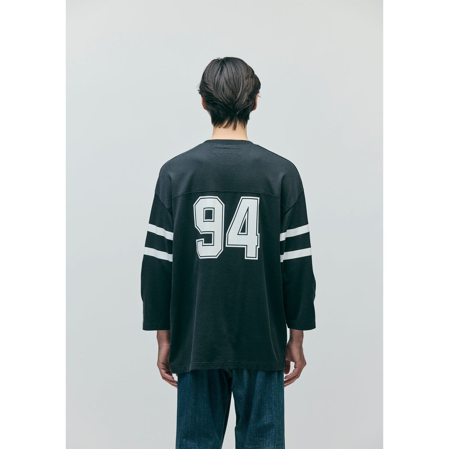 FOOTBALL SHIRT LS / BLACK