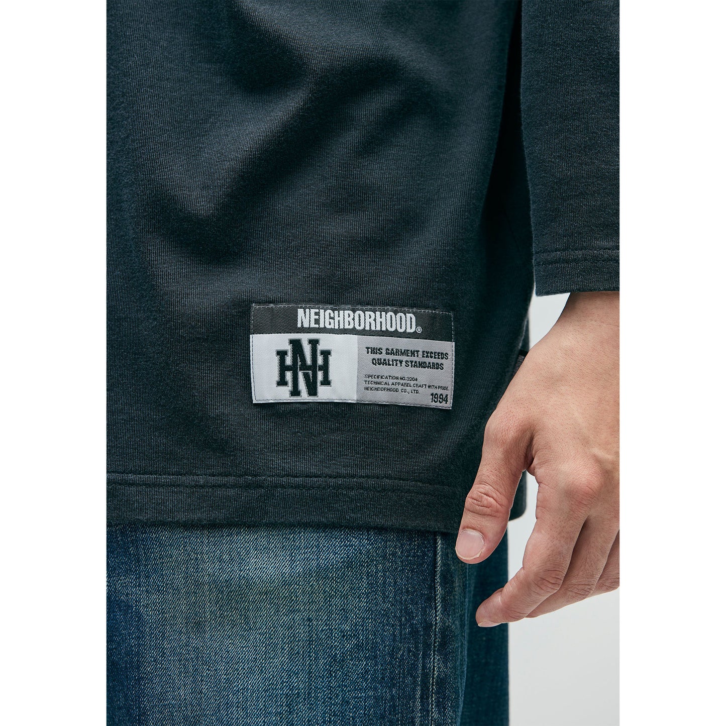 FOOTBALL SHIRT LS / BLACK