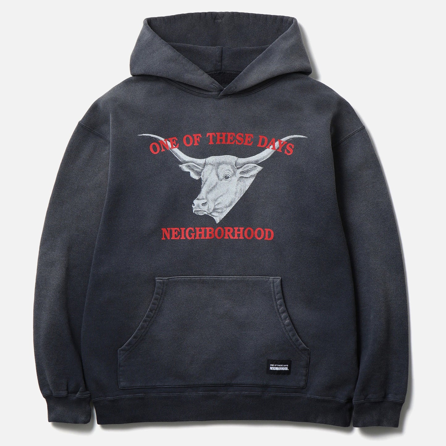 NH X OOTD . SWEAT HOODIE LS / BLACK