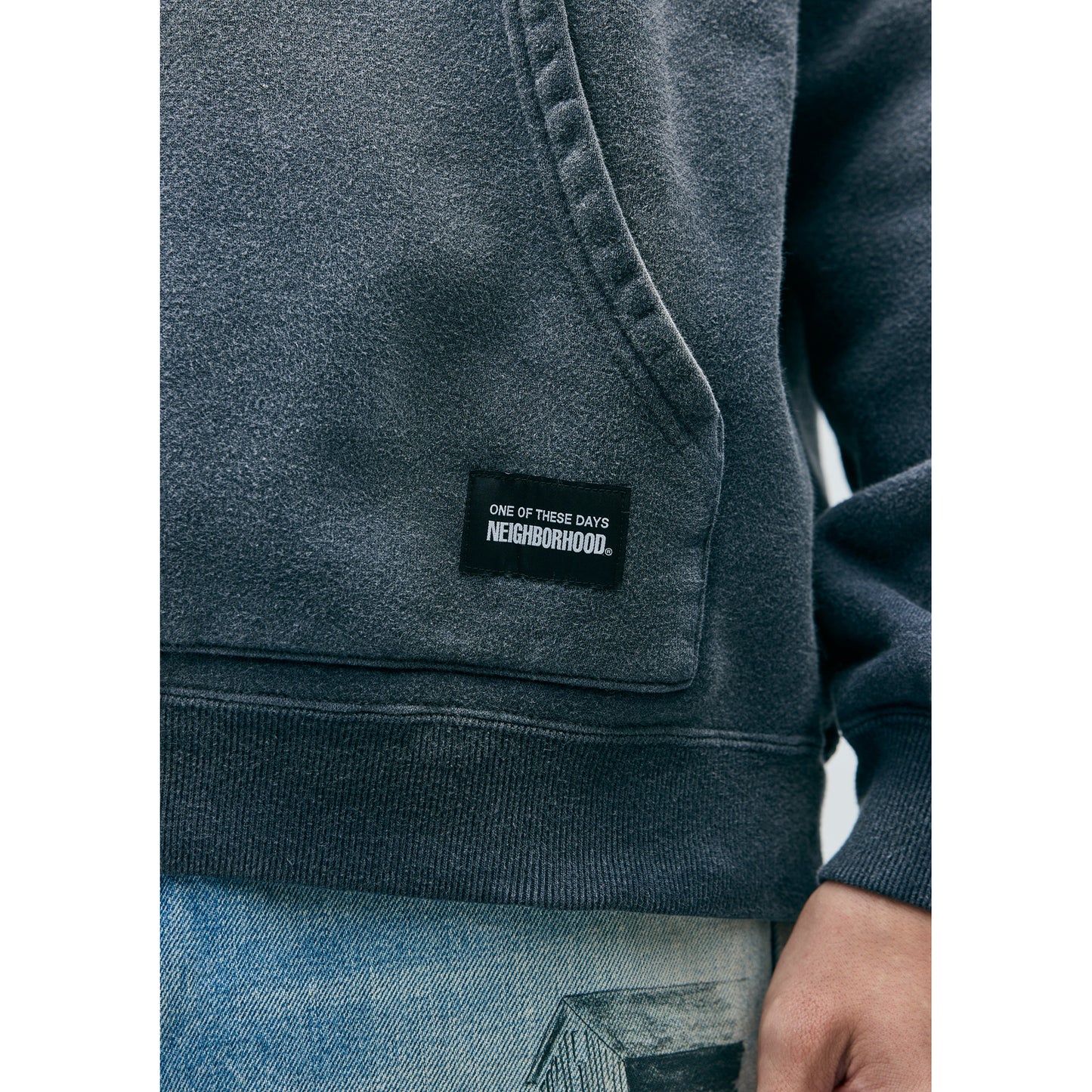 NH X OOTD . SWEAT HOODIE LS / BLACK