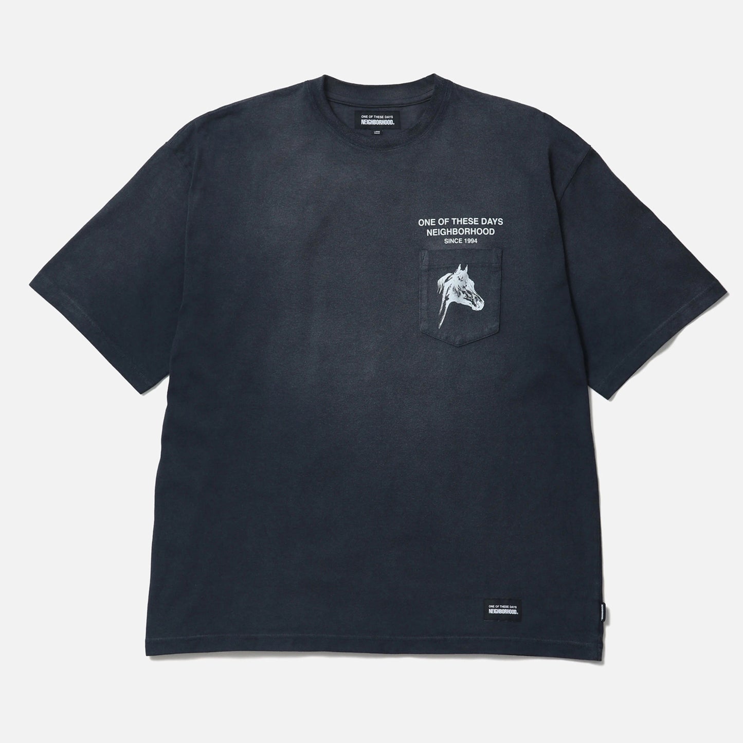 NH X OOTD . CREWNECK SS / BLACK