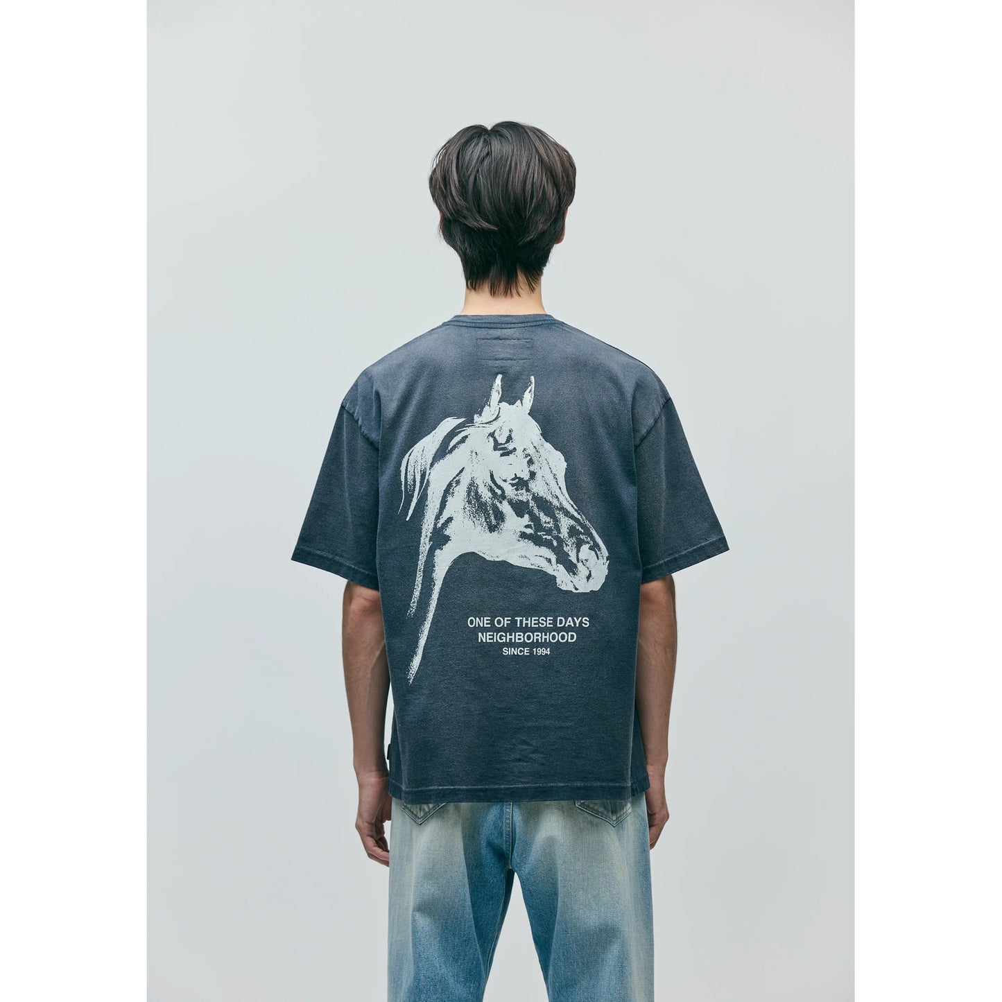 NH X OOTD . CREWNECK SS / BLACK