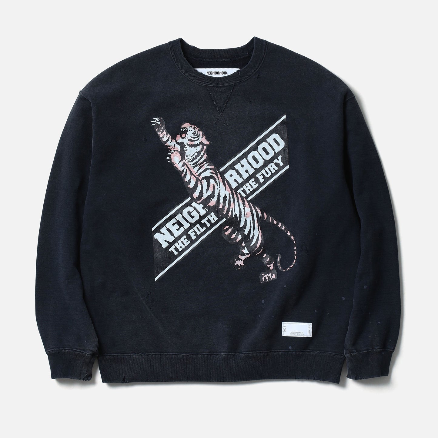 SAVAGE SWEAT SHIRT LS / BLACK