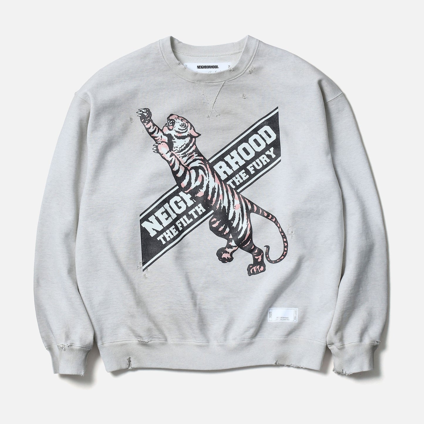 SAVAGE SWEAT SHIRT LS / OATMEAL