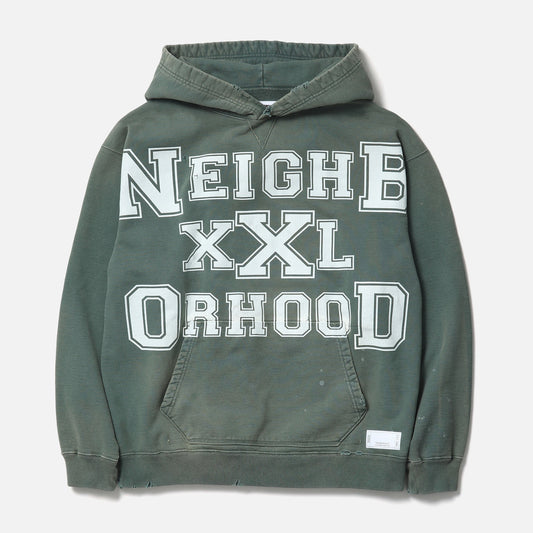 SAVAGE SWEAT HOODIE LS / GREEN