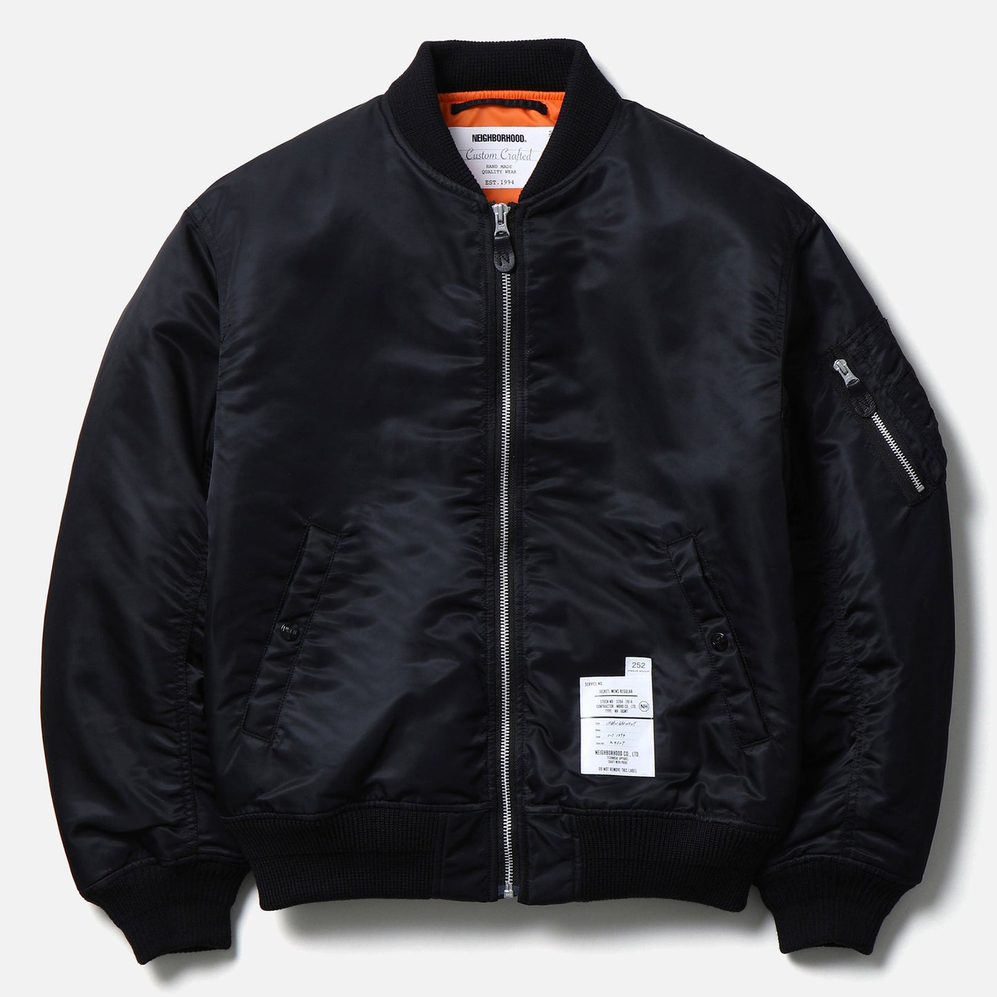 MA-1 FLIGHT JACKET MOD / BLACK