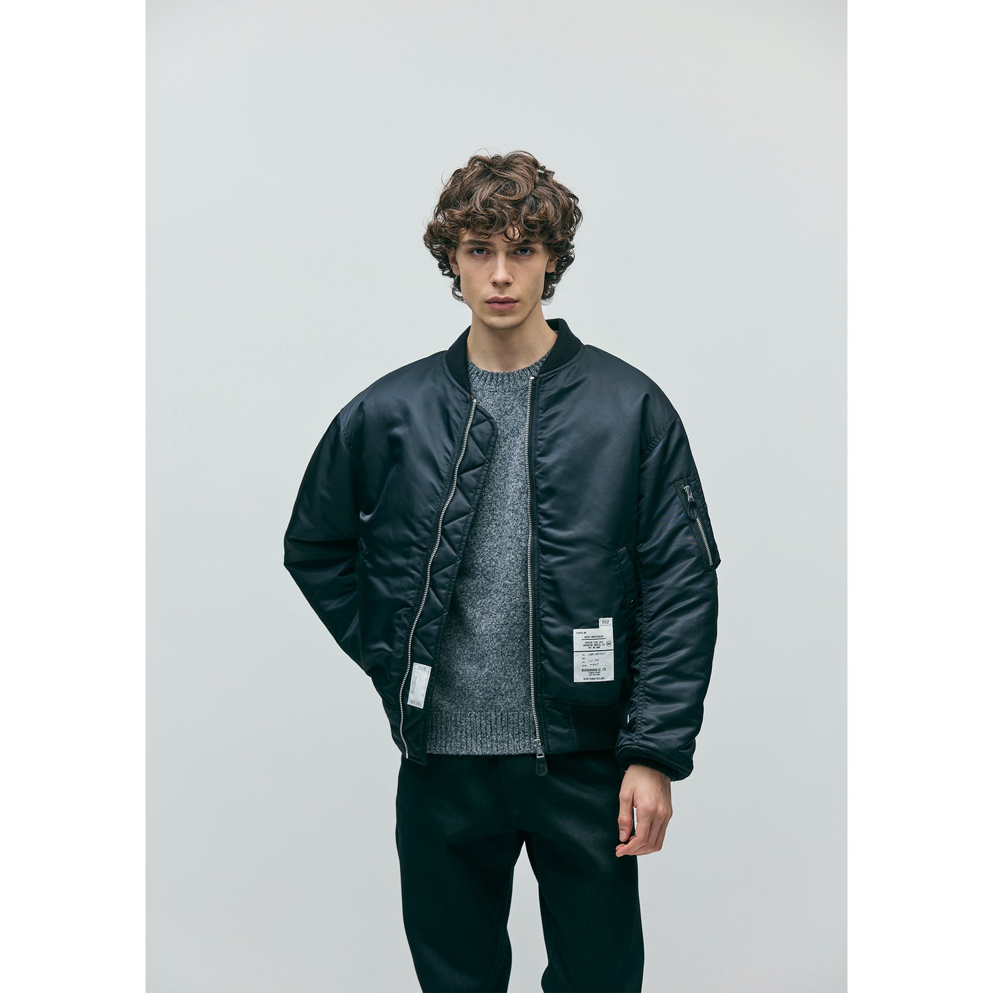 MA-1 FLIGHT JACKET MOD / BLACK